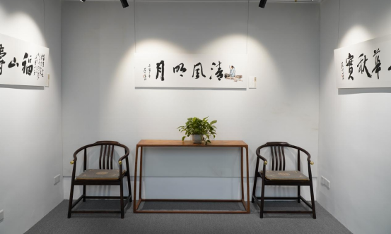 “古山松风——左古山书画新作展”现场