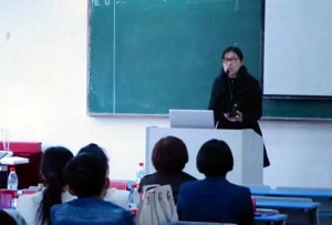 会计系主任徐亚明老师讲话 